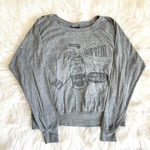 Obey Gray Long Sleeve Tee